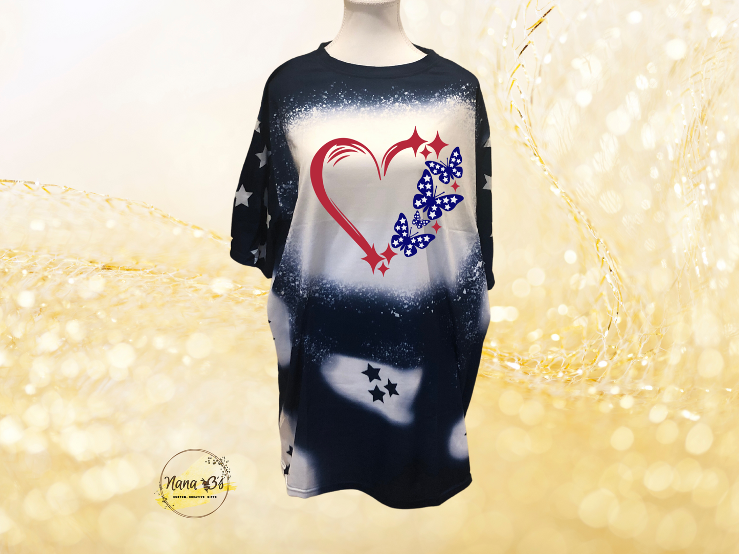 FOURTH OF JULY TEES Hearts and Butterflies