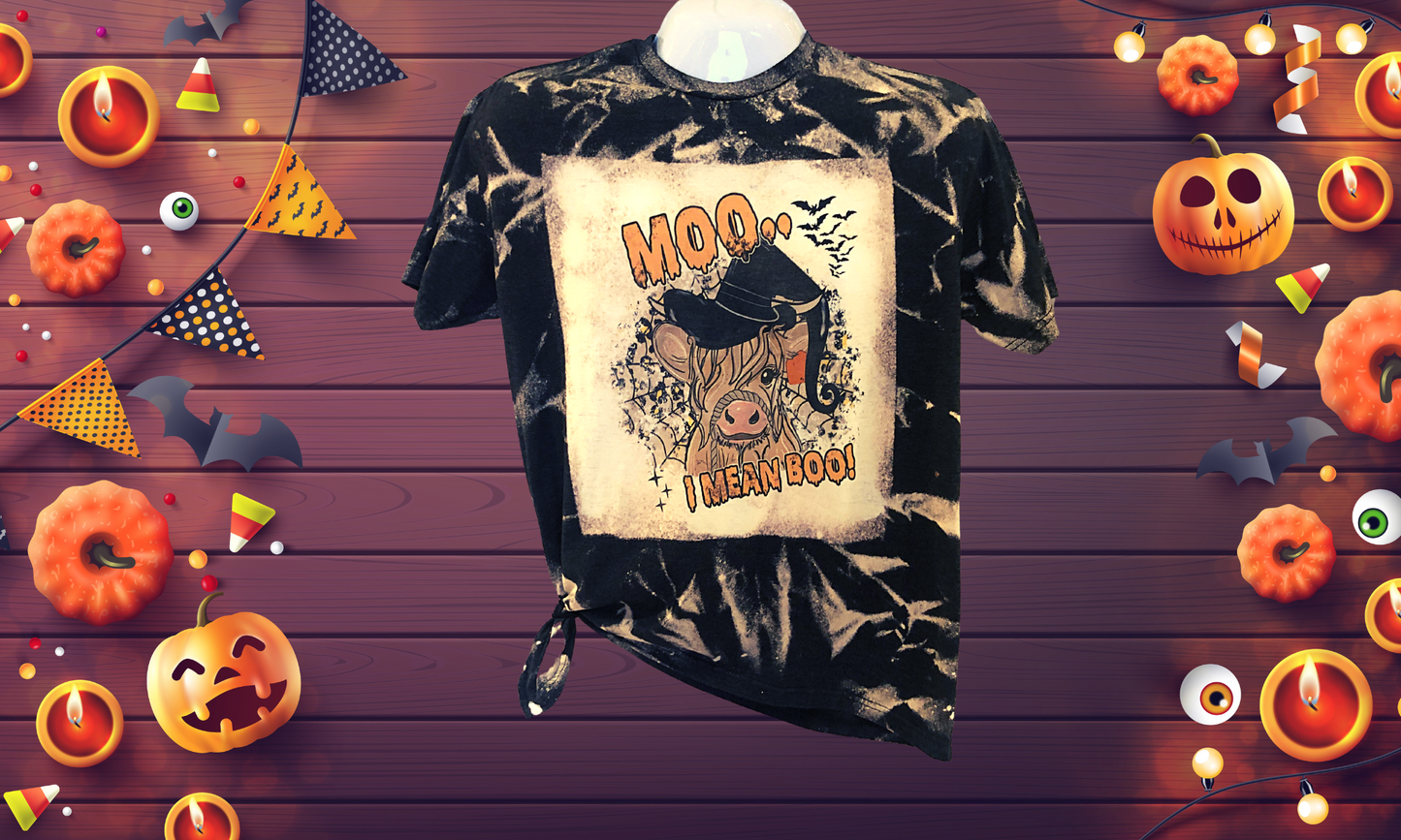 Halloween: MOO - I Mean BOO T-Shirt