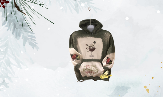 Snowman Wine Hoodie