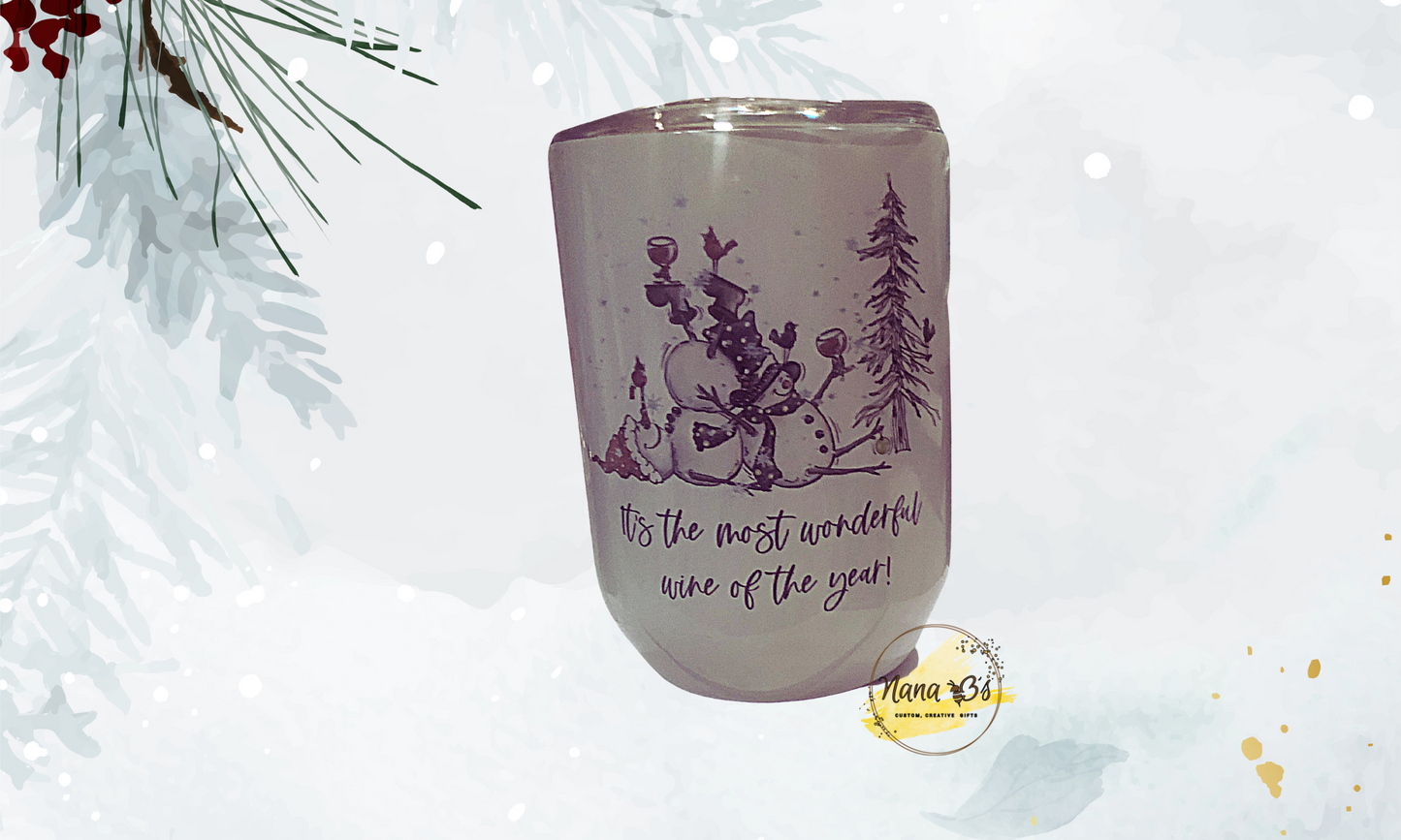 It's the Most Wonderful Wine of The Year Wine Tumbler