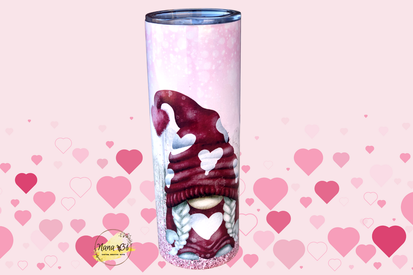 Valentine Gnomes Tumbler