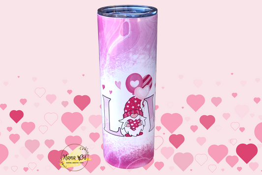 Valentine Love Gnomes Tumbler